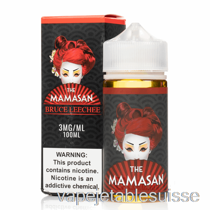 Vape Suisse Bruce Leechee - Le Mamasan - 100ml 3mg